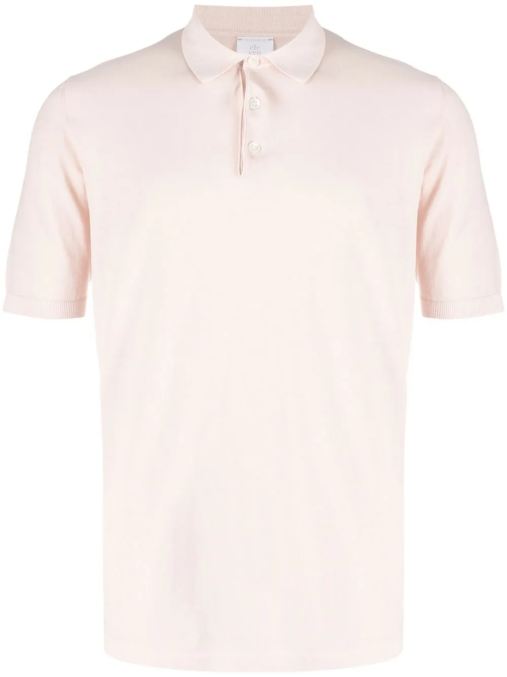 

Eleventy short-sleeve cotton polo shirt - Pink