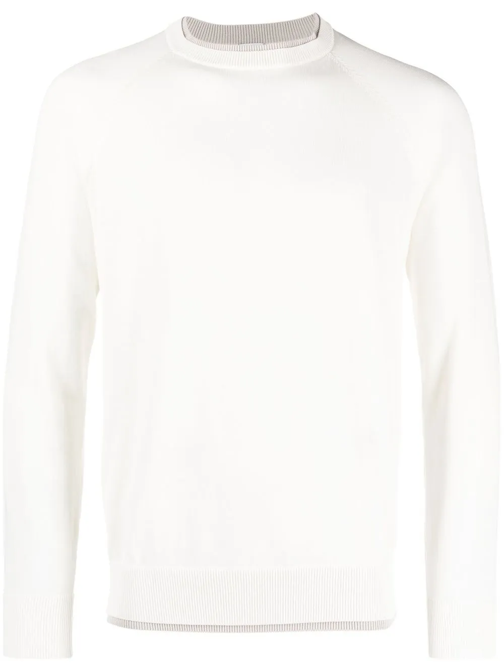 

Eleventy fine-knit raglan-sleeve jumper - Neutrals