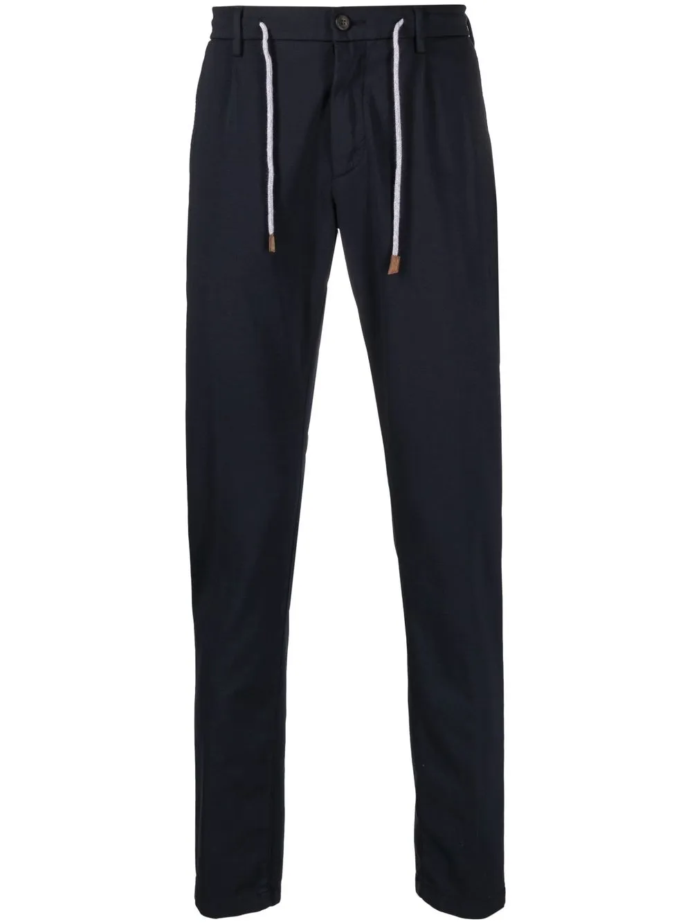 

Eleventy mid-rise tapered trousers - Blue