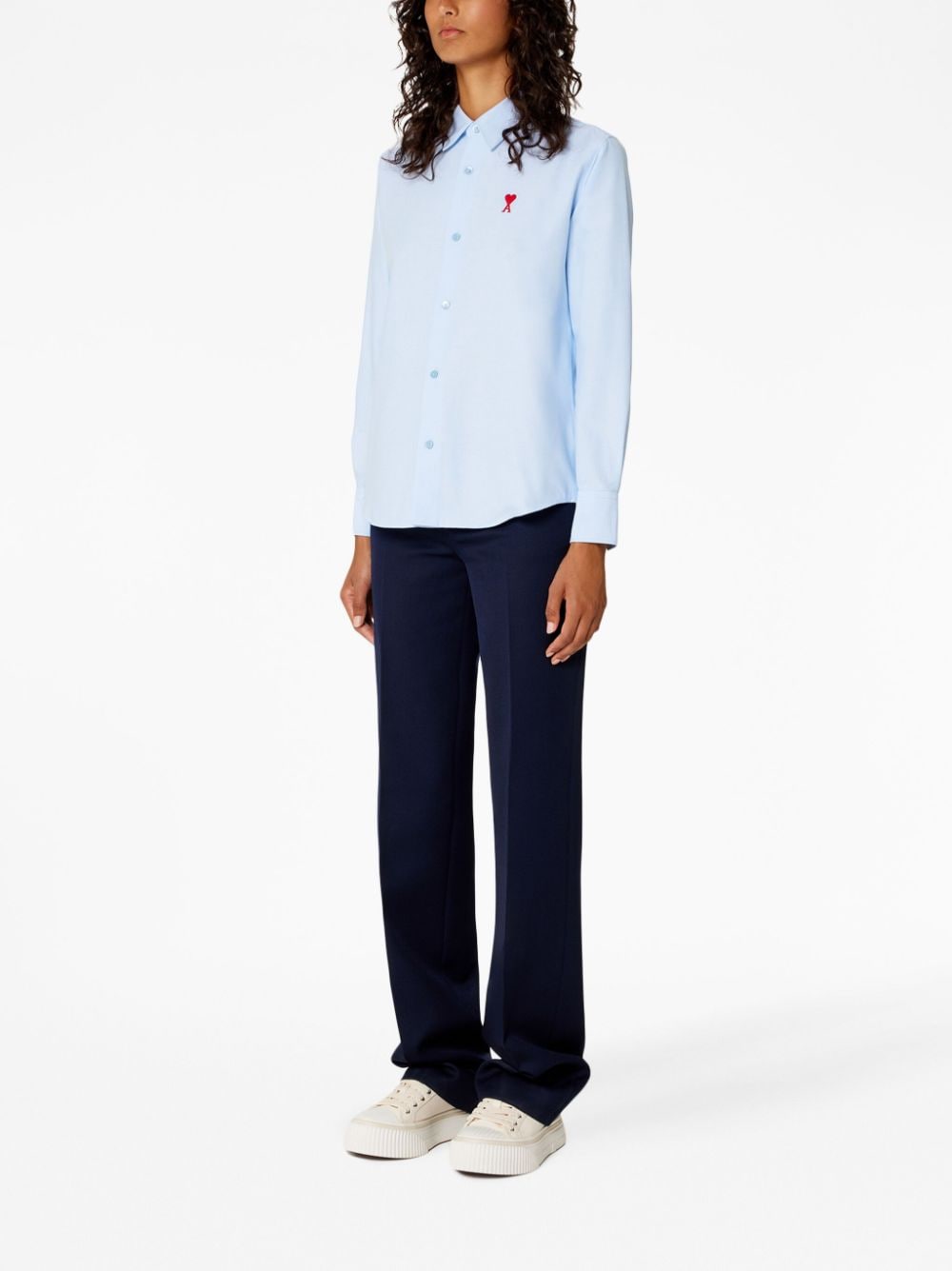Polo Ralph Lauren CUSTOM FIT OXFORD SHIRT - Shirt - blue - Zalando