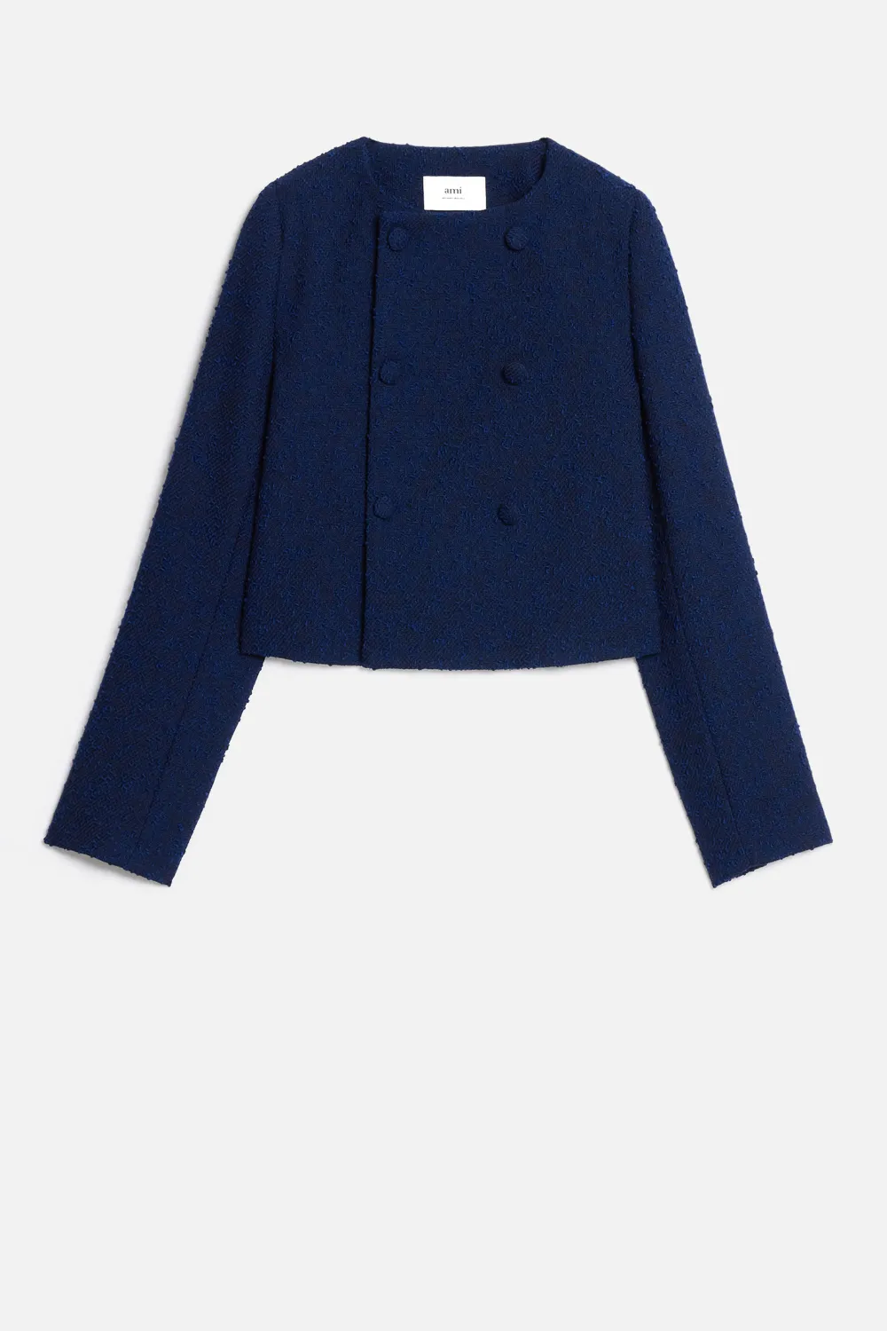 Ami Alexandre Mattiussi Textured Cropped Jacket