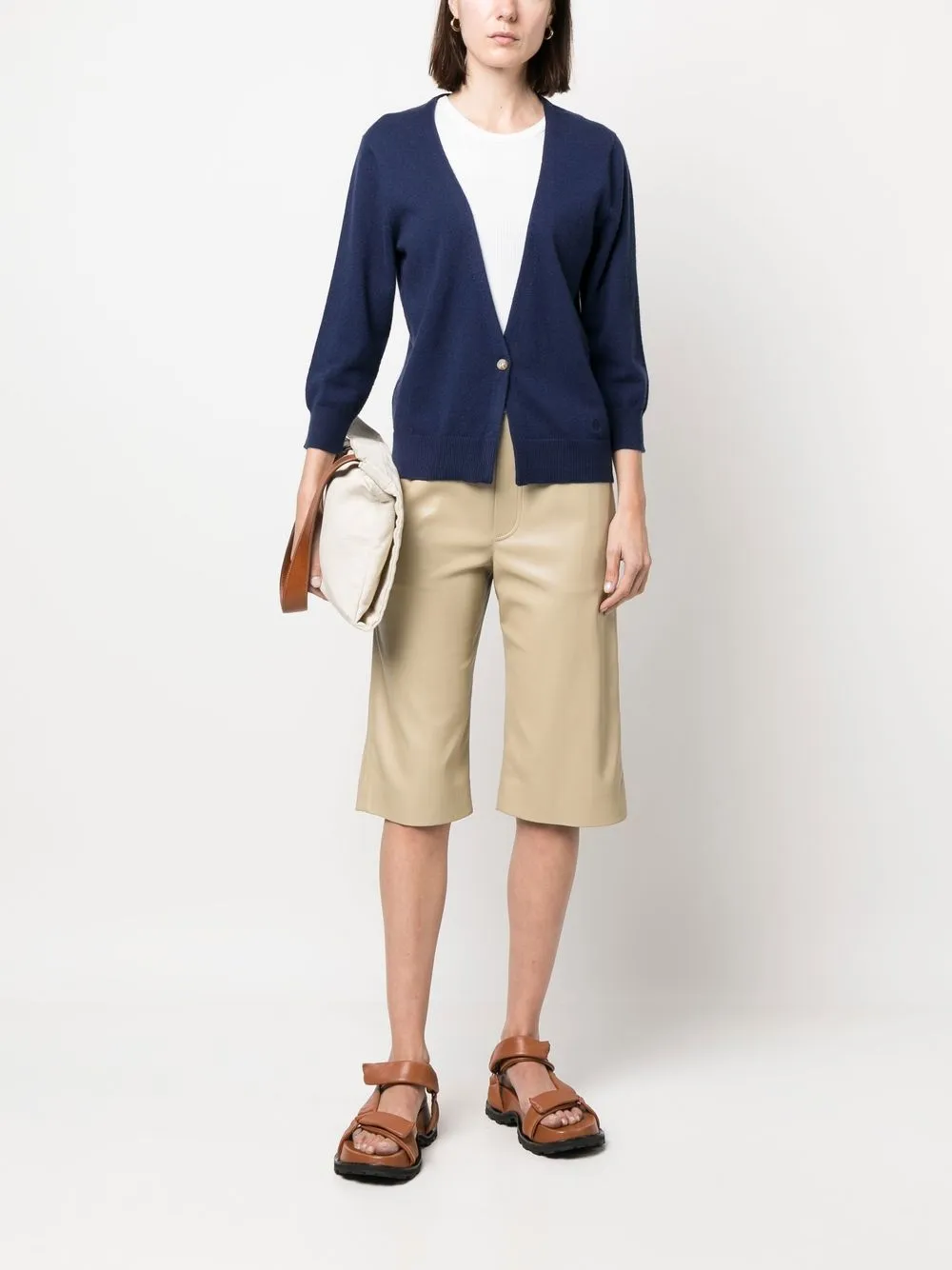 Loulou Studio Kasjmier vest - Blauw