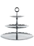 Alessi Dressed three-dish cake stand - Silver