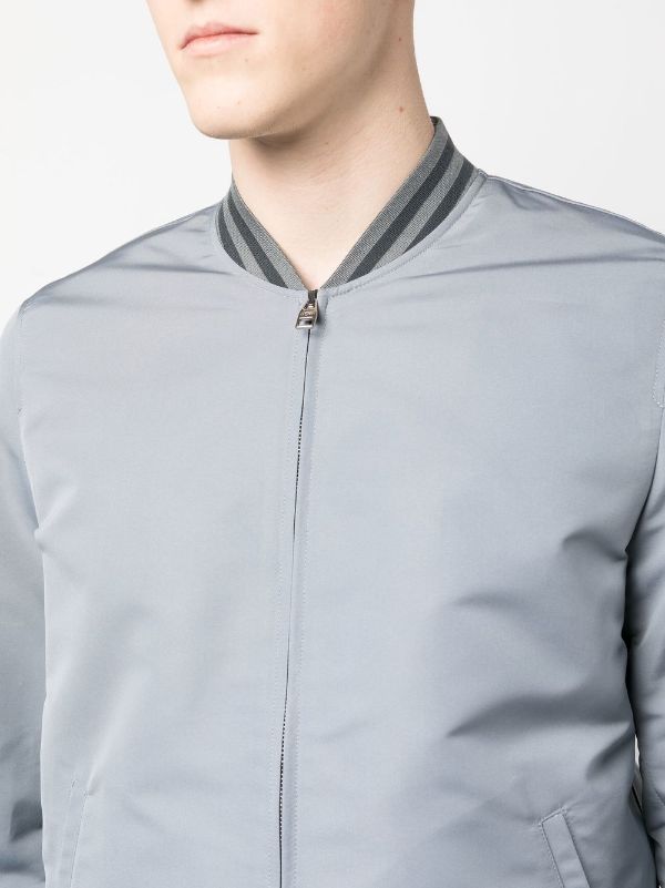 Grey on sale bomber jacket