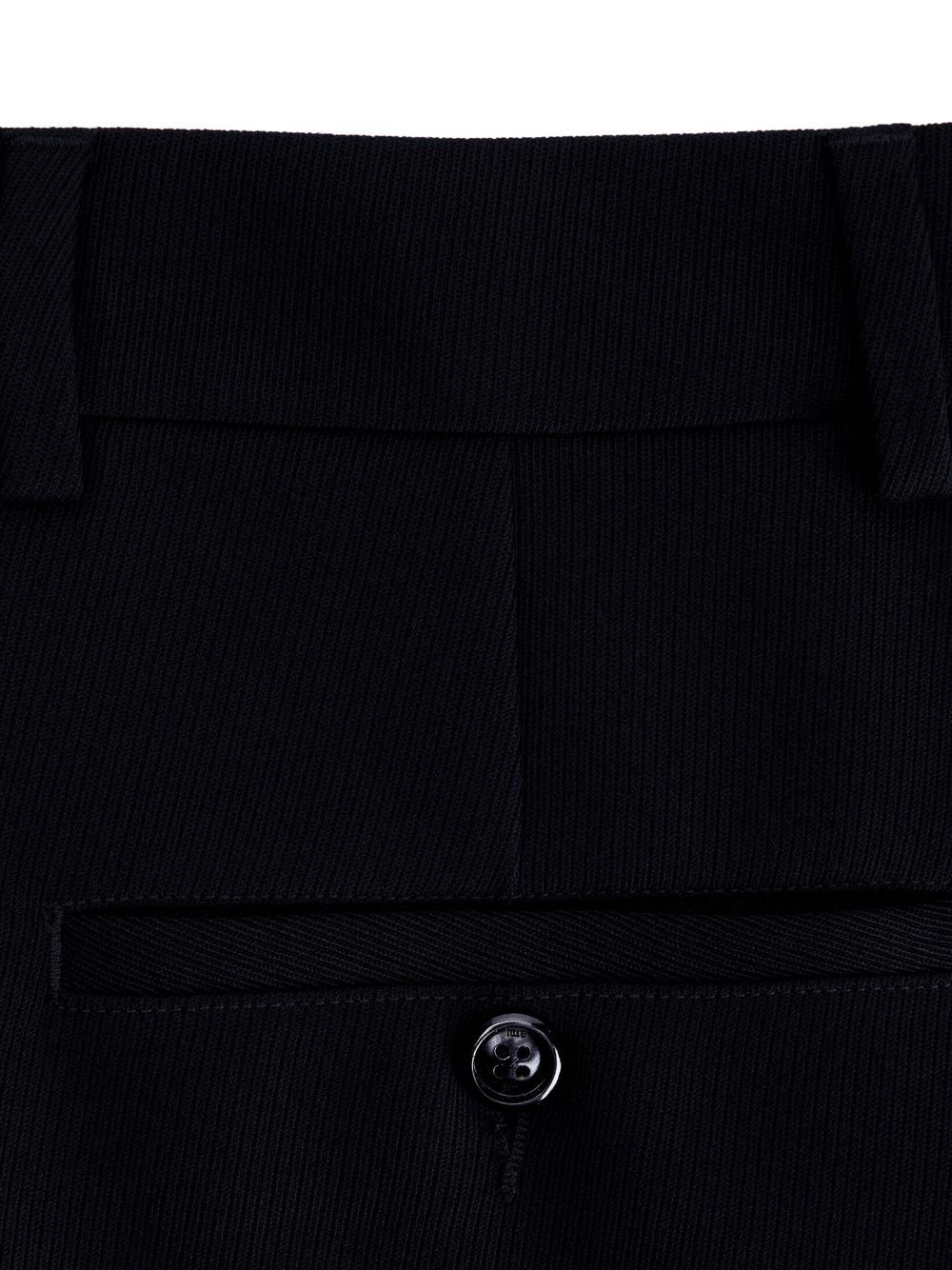 Shop Ami Alexandre Mattiussi Cropped Flared Trousers In Black