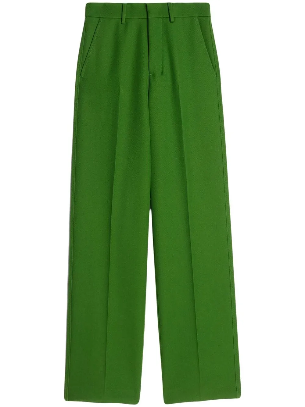 

AMI Paris pantalones anchos con bolsillos - Verde