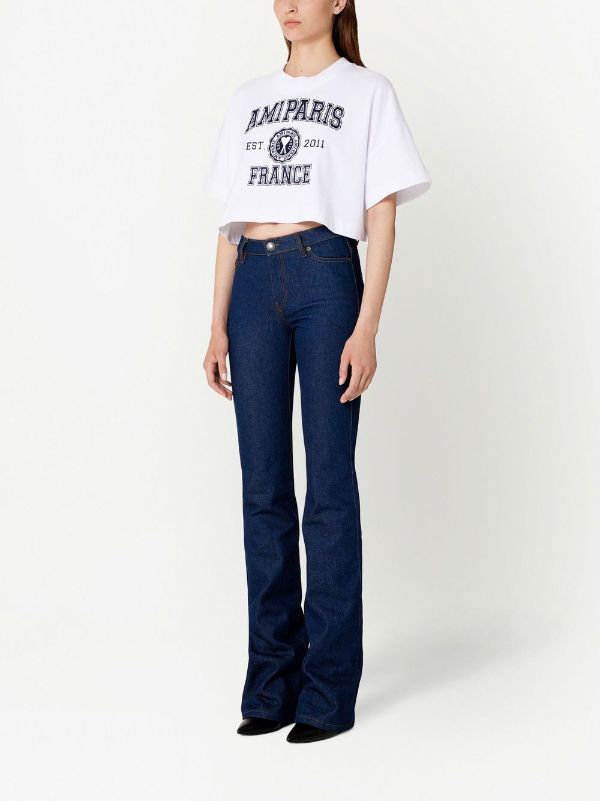 AMI Paris クロップド Tシャツ - Farfetch