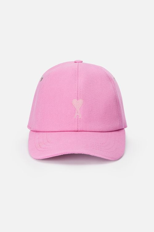 On Sale - Tonal Ami de Coeur Embroidery Cap - AMI PARIS OFFICIAL