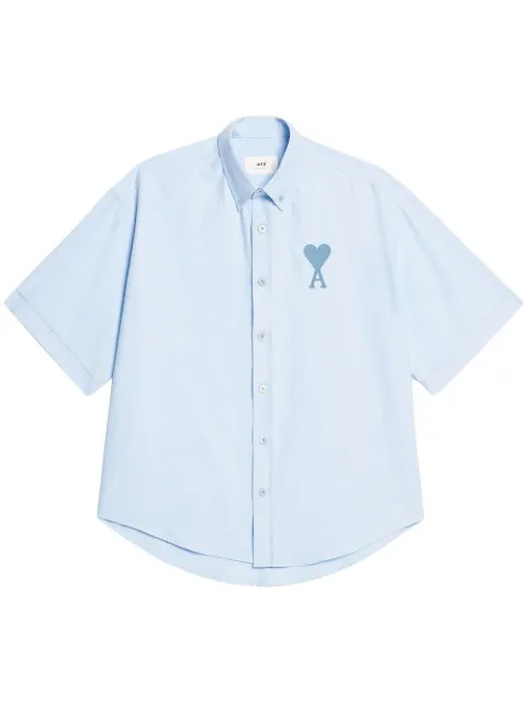 AMI Paris Ami de Coeur logo cotton shirt