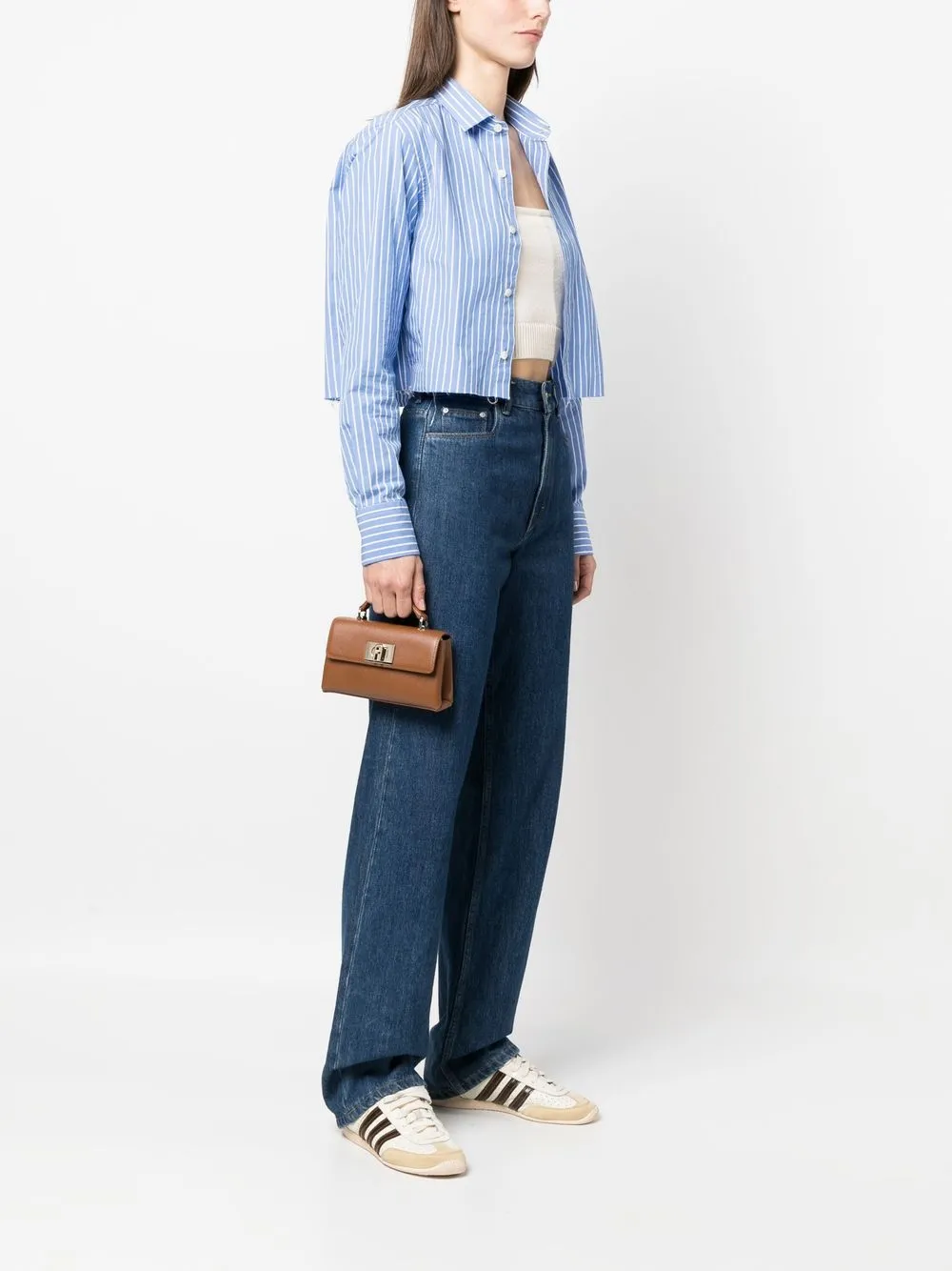 Furla 1927 kleine crossbodytas - Bruin