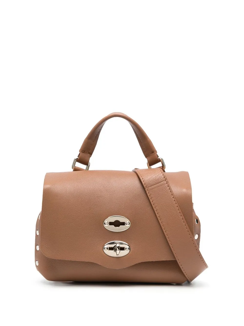 

Zanellato Postina Baby leather tote bag - Brown