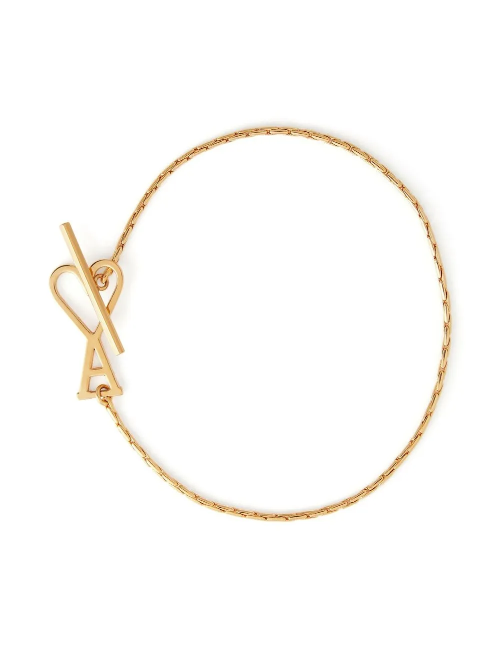 Ami Alexandre Mattiussi Ami De Coeur Bracelet In Gold/902