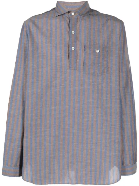 Lardini striped cotton shirt 