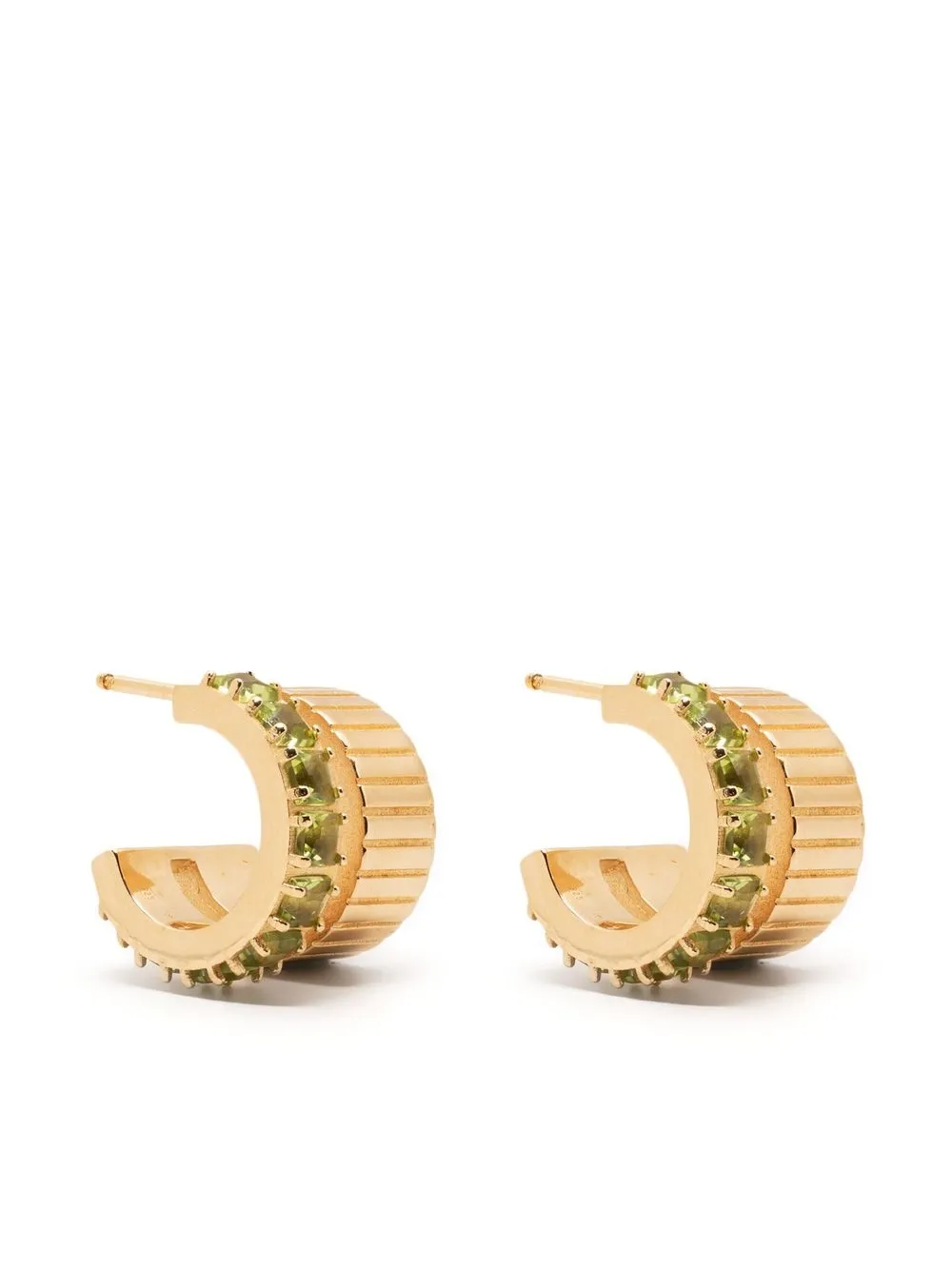 

IVI Mini Slot hoop earrings - Yellow