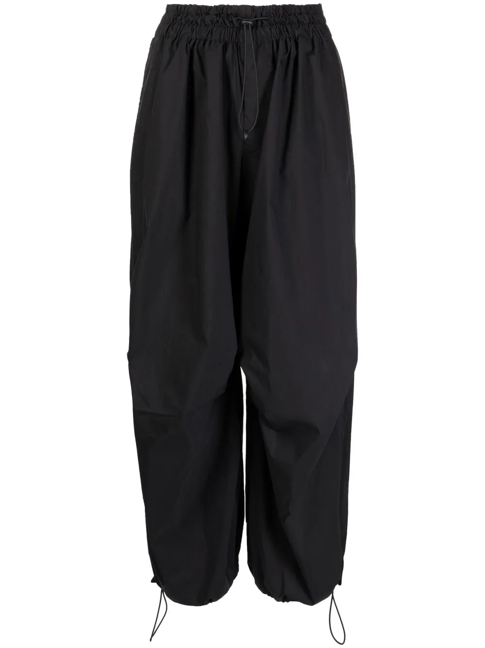 

Yohji Yamamoto drawstring wide-leg trousers - Black