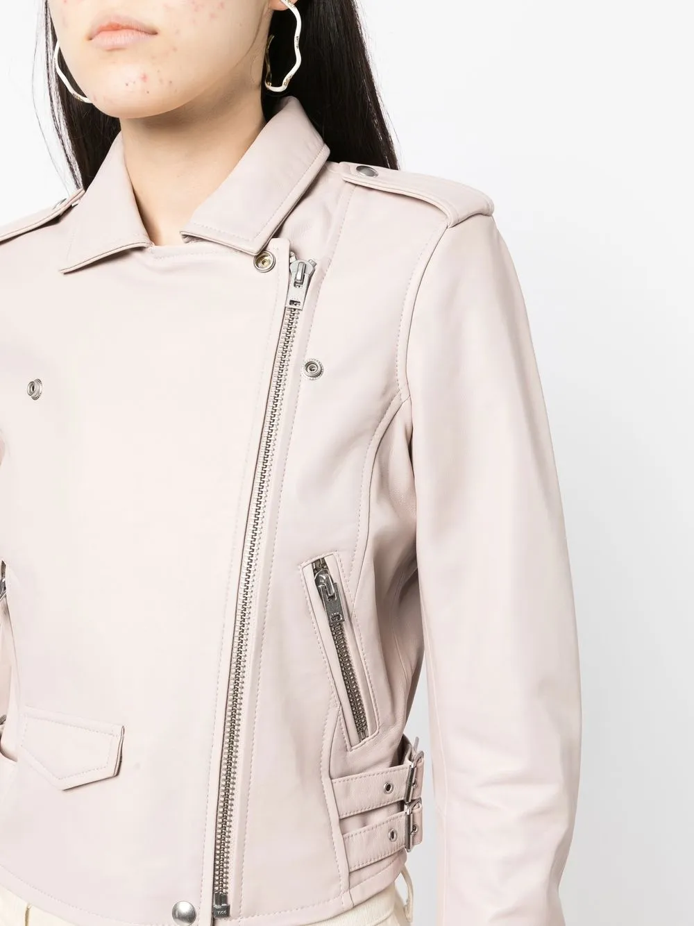 Iro leather jacket on sale powder