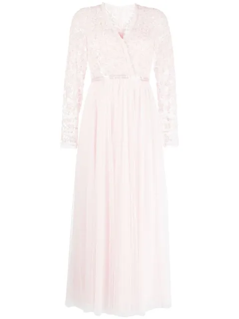 Needle & Thread Tüllkleid mit Pailletten