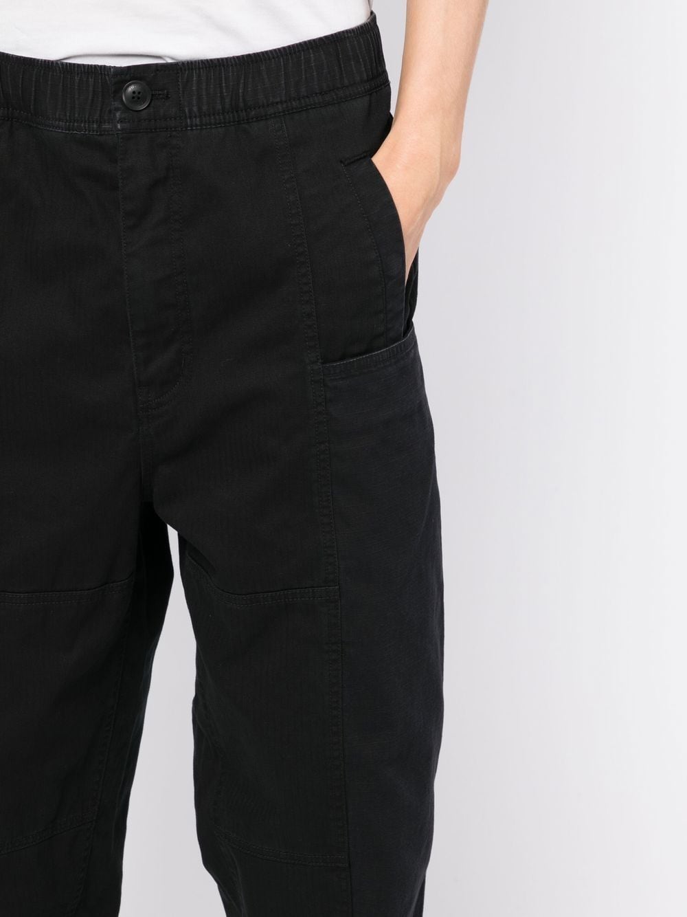 Shop Five Cm Straight-leg Elasticated Trousers In Blue