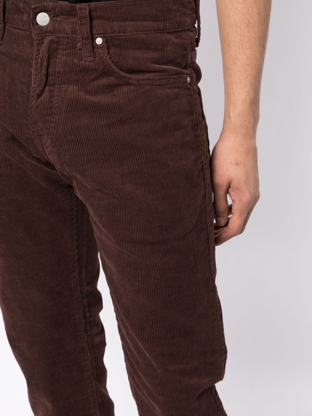 Shop Carhartt Klondike Corduroy Tapered-leg Trousers In Rot