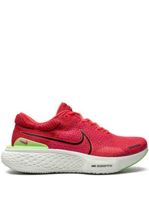 Nike ZoomX Invincible Run Flyknit "Siren Red Black-Team Red-Green" sneakers WOMEN