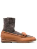 Ferragamo Viva vara-bow loafers - Brown