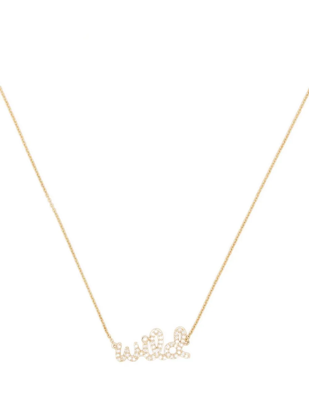 

Sydney Evan Wild rolo-chain necklace - Gold