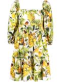 Cara Cara Sip Sip fruit-print dress - Green