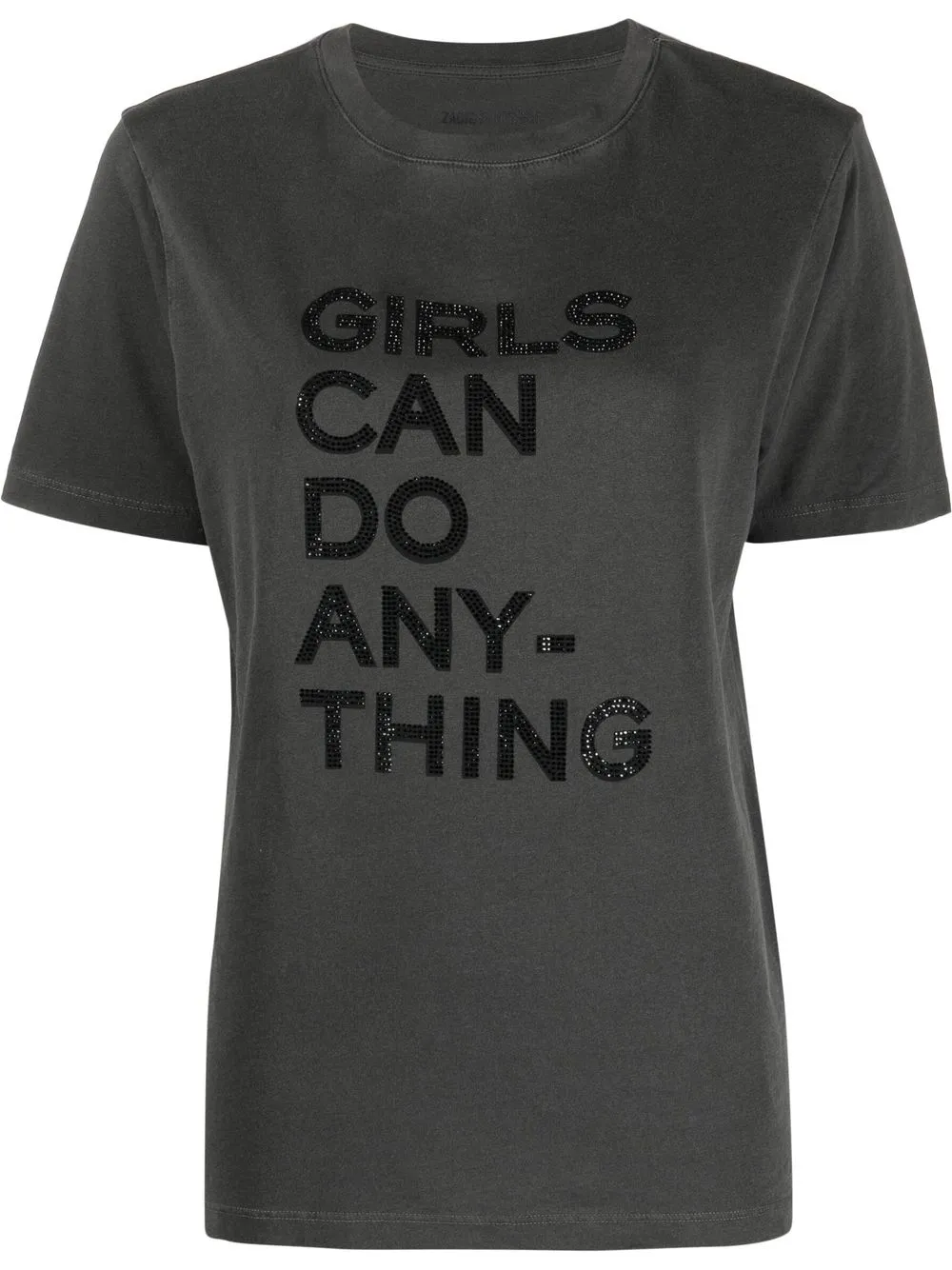 

Zadig&Voltaire slogan-print T-shirt - Grey