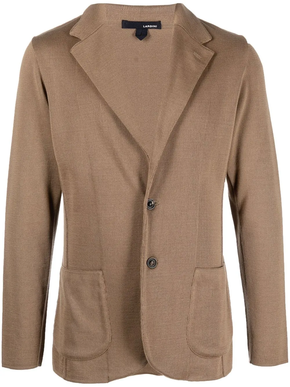 

Lardini notched-lapels single-breasted blazer - Brown