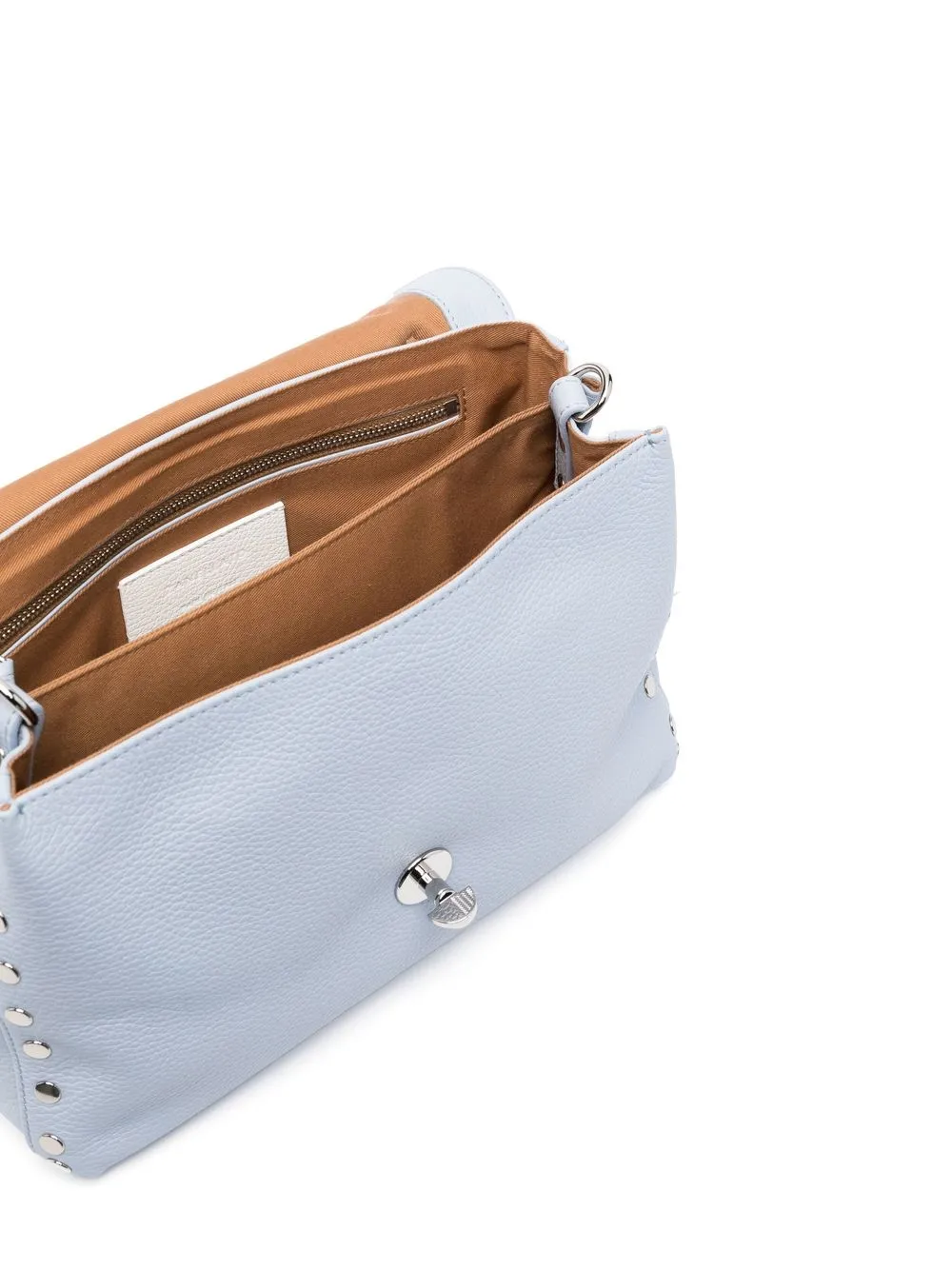 Zanellato Positano Leather Tote Bag In 蓝色