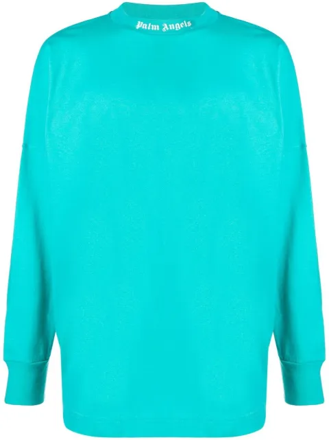 Palm Angels logo-print long-sleeve T-shirt