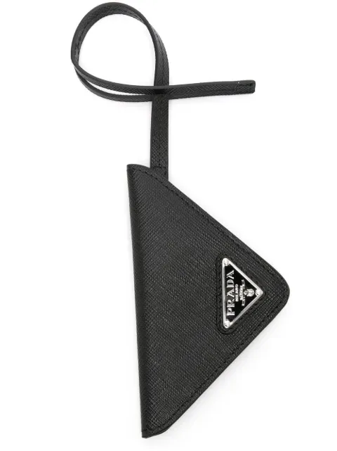 Prada Gepäckanhänger mit Triangel-Logo