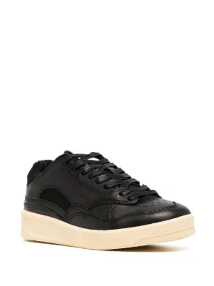 MM6 Maison Margiela 6 Court low-top Sneakers | Black | FARFETCH
