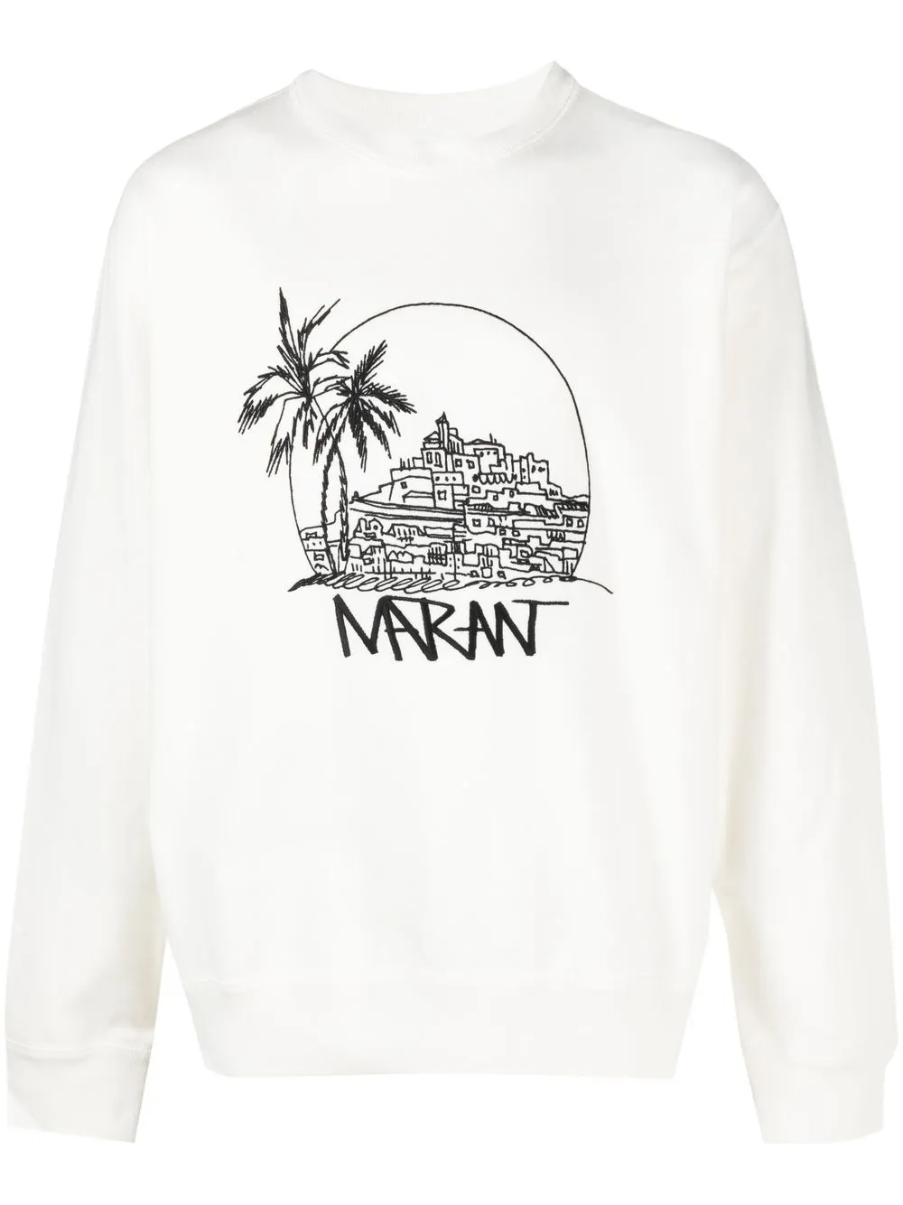 

Isabel Marant logo-embroidered sweatshirt - White