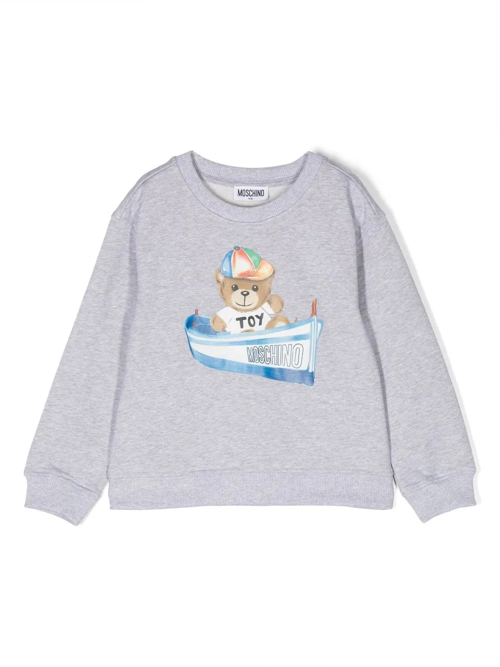 

Moschino Kids Teddy Bear cotton sweatshirt - Grey