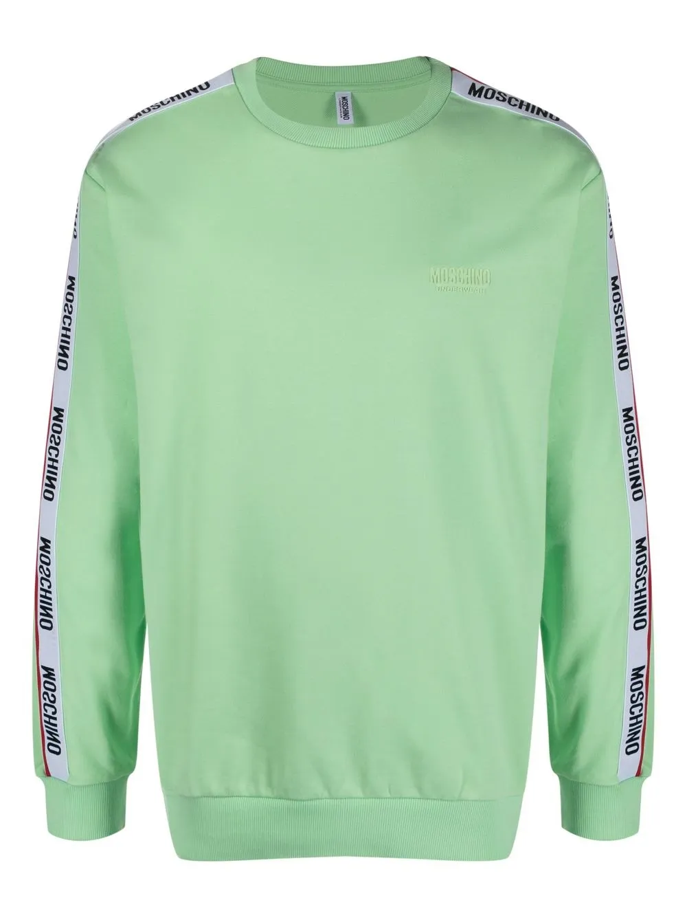 

Moschino logo-tape cotton sweatshirt - Green