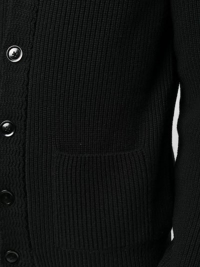 TOM FORD shawl-collar knit cardigan black | MODES