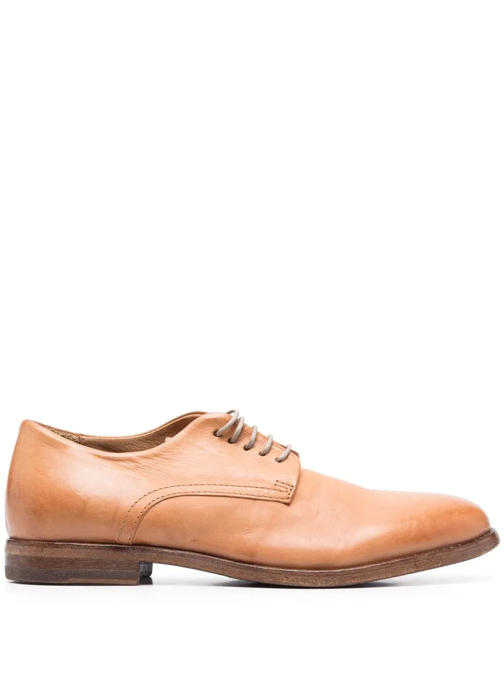 

Moma leather faded-effect brogues - Brown