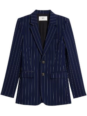 AMI Paris Houndstooth Pattern Blazer Jacket - Farfetch