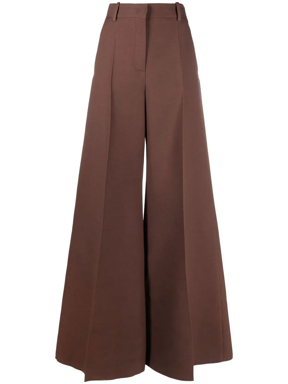 

Valentino high-waist flared trousers - Brown