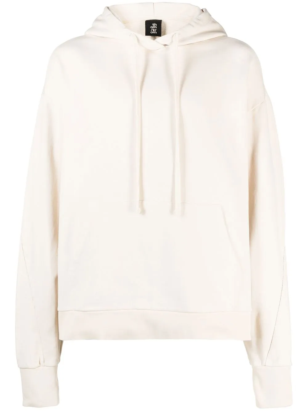 

Thom Krom drawstring pouch-pocket hoodie - Neutrals