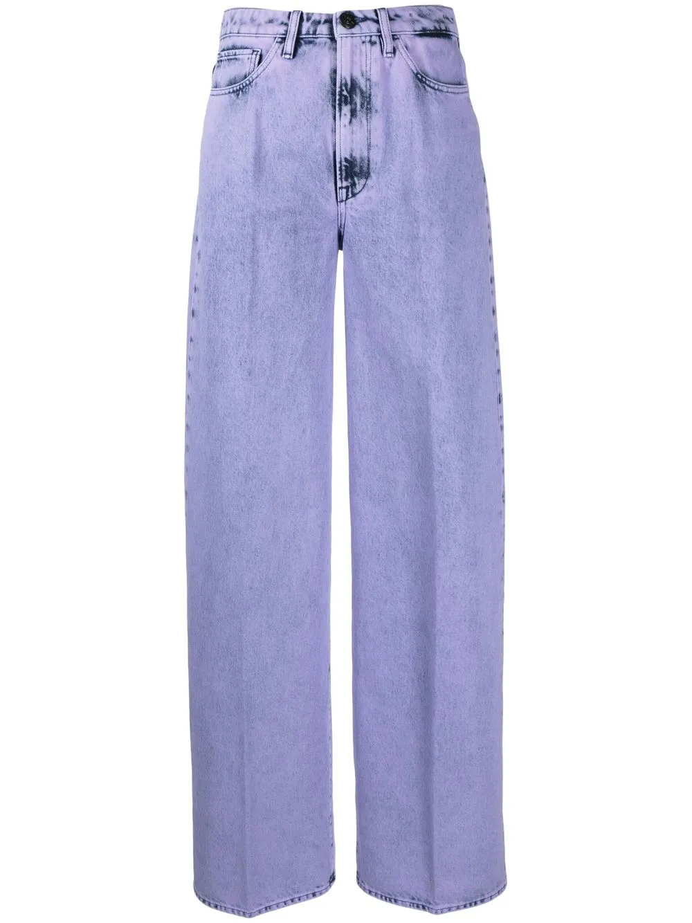 

3x1 high-rise wide-leg jeans - Purple