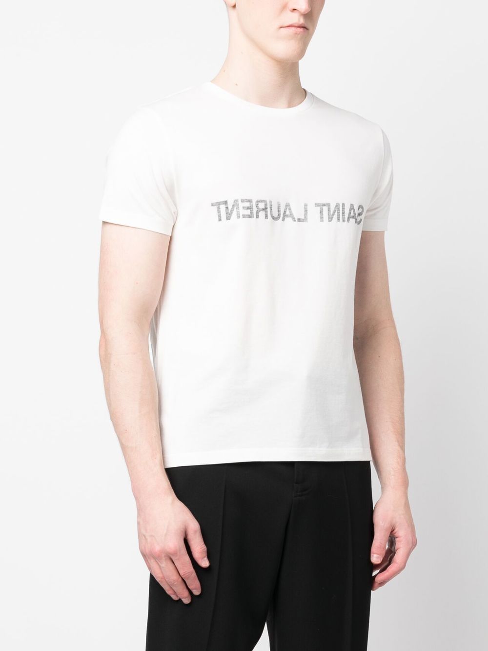 Saint Laurent Reverse Cotton T-shirt - Farfetch