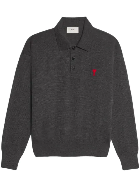 AMI Paris Poloshirt met geborduurd logo