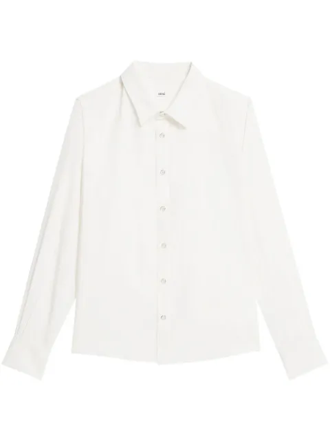 AMI Paris decorative-button long-sleeve shirt