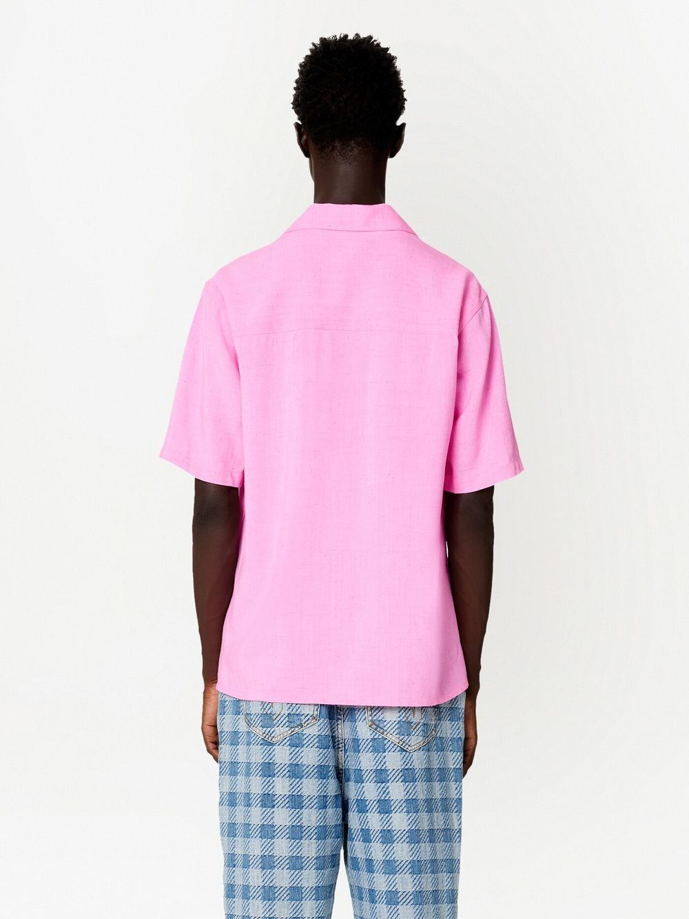 Shop Ami Alexandre Mattiussi Short-sleeve Shirt In Pink