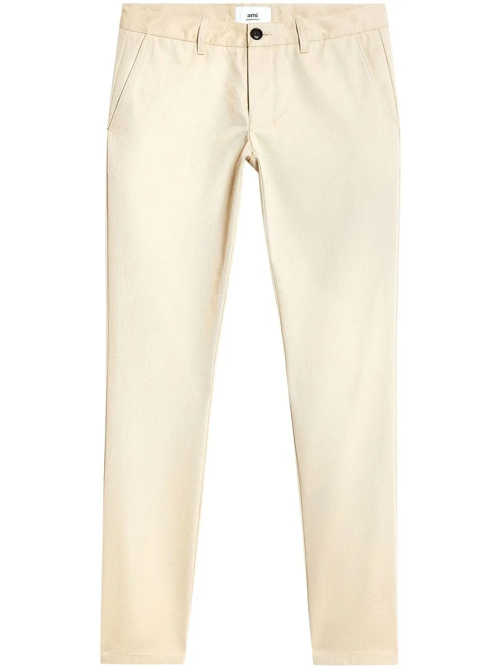 

AMI Paris cotton tailored trousers - Neutrals