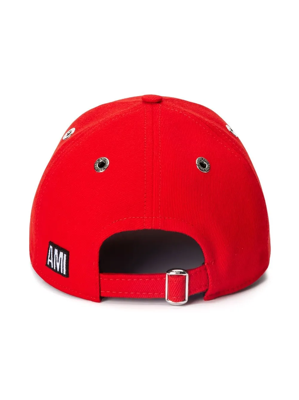Ami Alexandre Mattiussi Logo-patch Baseball Cap In Red