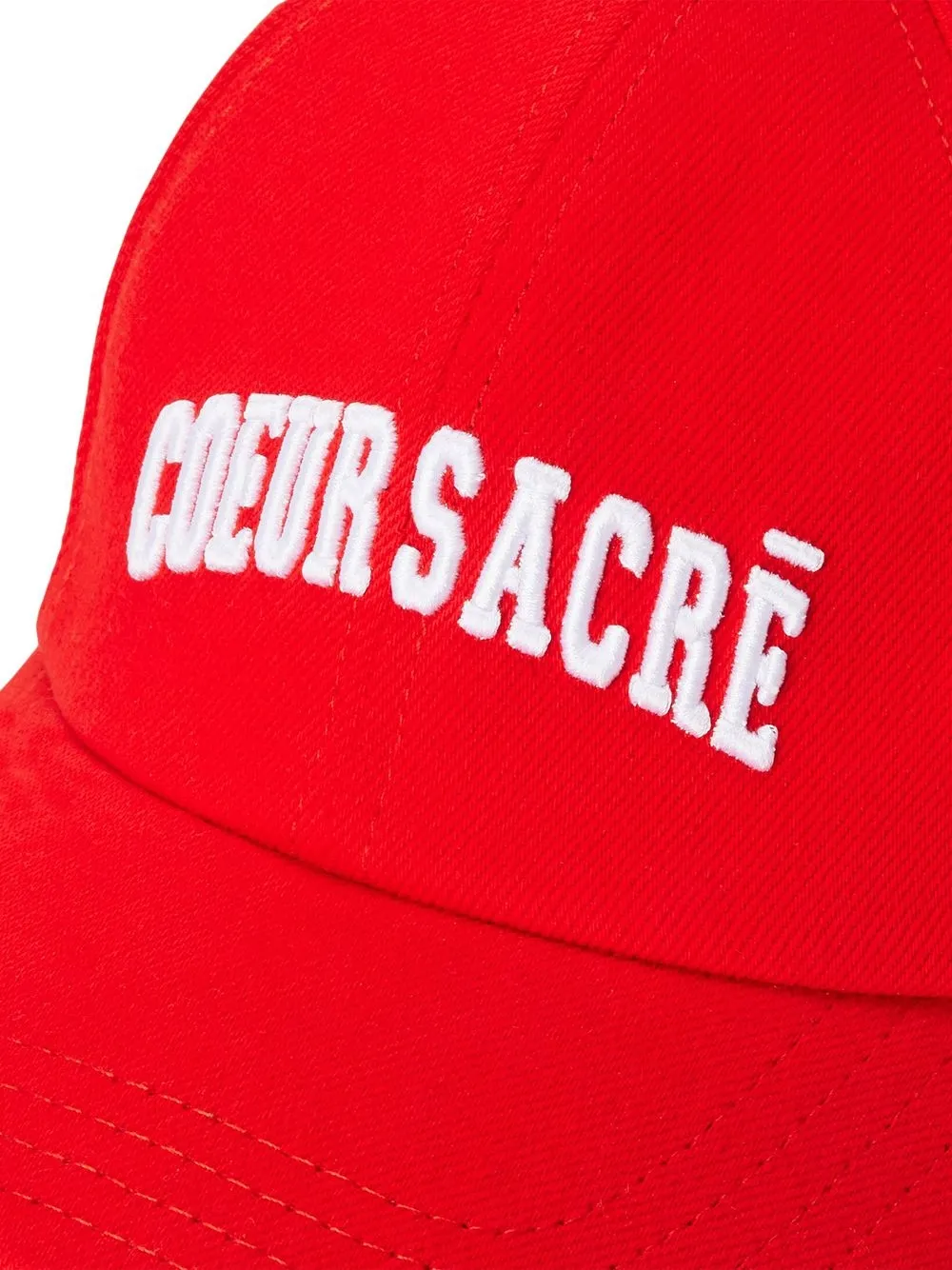 Ami Alexandre Mattiussi Logo-patch Baseball Cap In Red