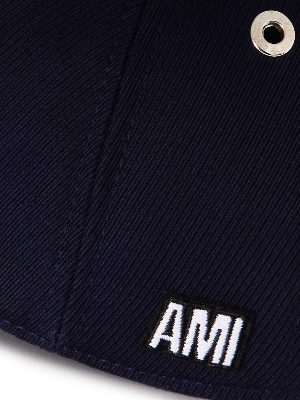 Shop Ami Alexandre Mattiussi Side Logo-patch Baseball Cap In Blue